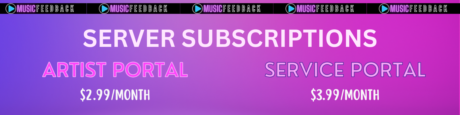Subscription Banner Options